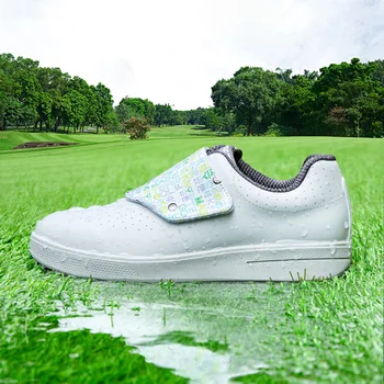 Дышащие детские кроссовки для гольфа PGM, водонепроницаемая обувь для гольфа Унисекс Для мальчиков и девочек, противоскользящие наклейки для обуви Trainer Magic