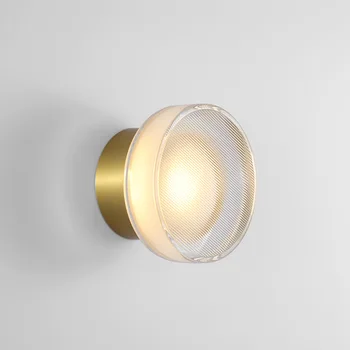 Креативный настенный светильник дизайнера Простой свет Роскошный фон крыльца Настенный Прикроватный декор Лампа для спальни Настенный светильник для ванной комнаты