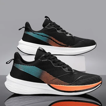 Мужские кроссовки на воздушной подушке Дышащая спортивная обувь для марафона Легкие кроссовки Женская удобная спортивная обувь для тренировок